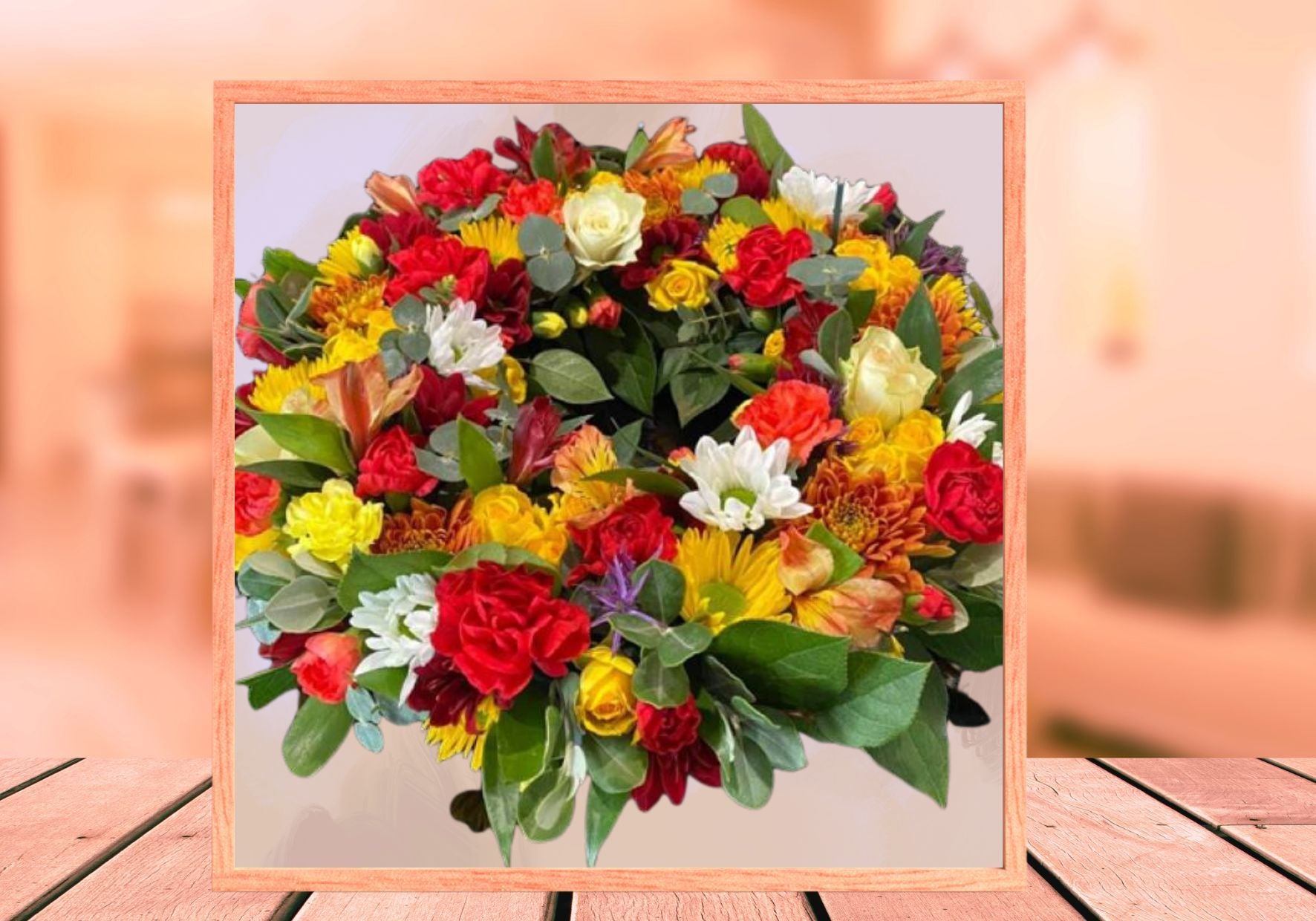 Bright and Beautiful Wreath