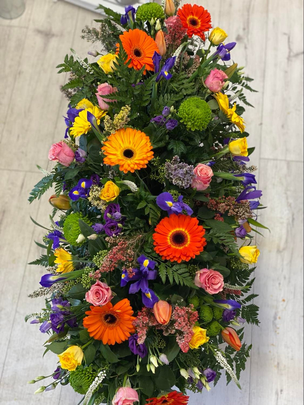 All Things Bright and Beautiful Coffin Spray