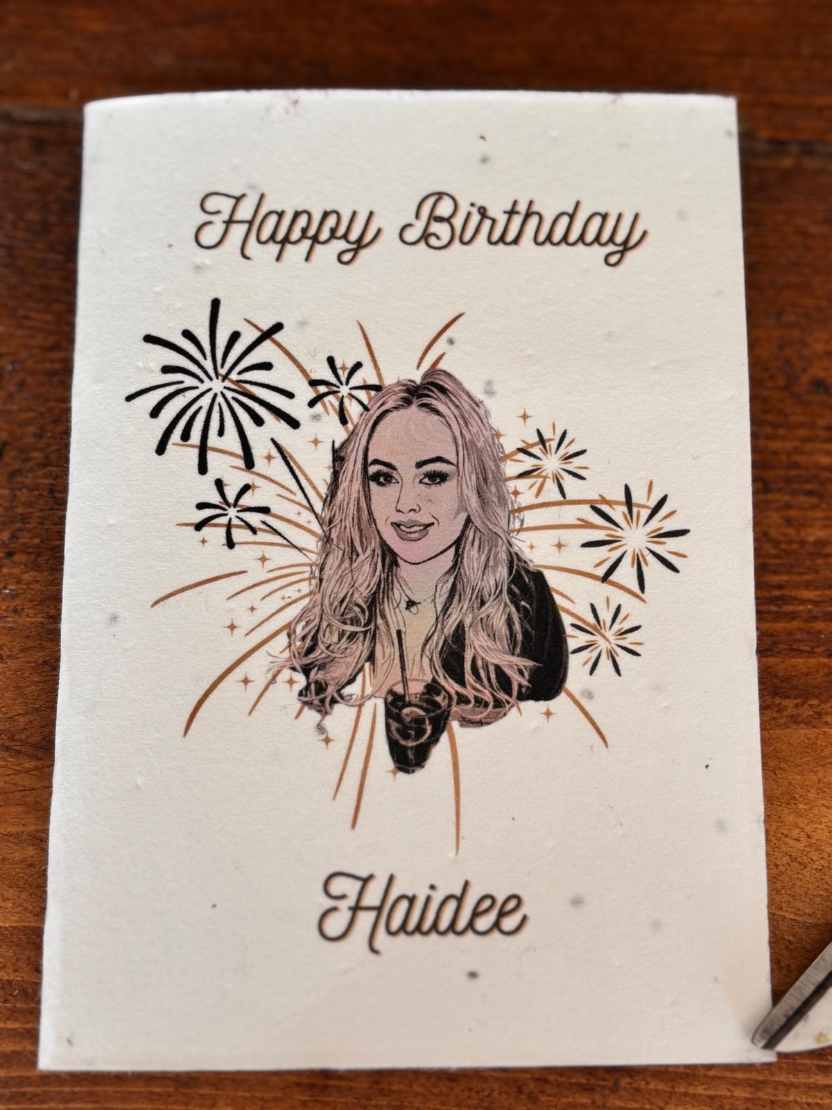 Seeded Greeting Cards