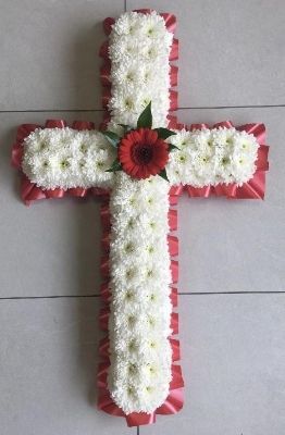 Simple Cross With Ribbon
