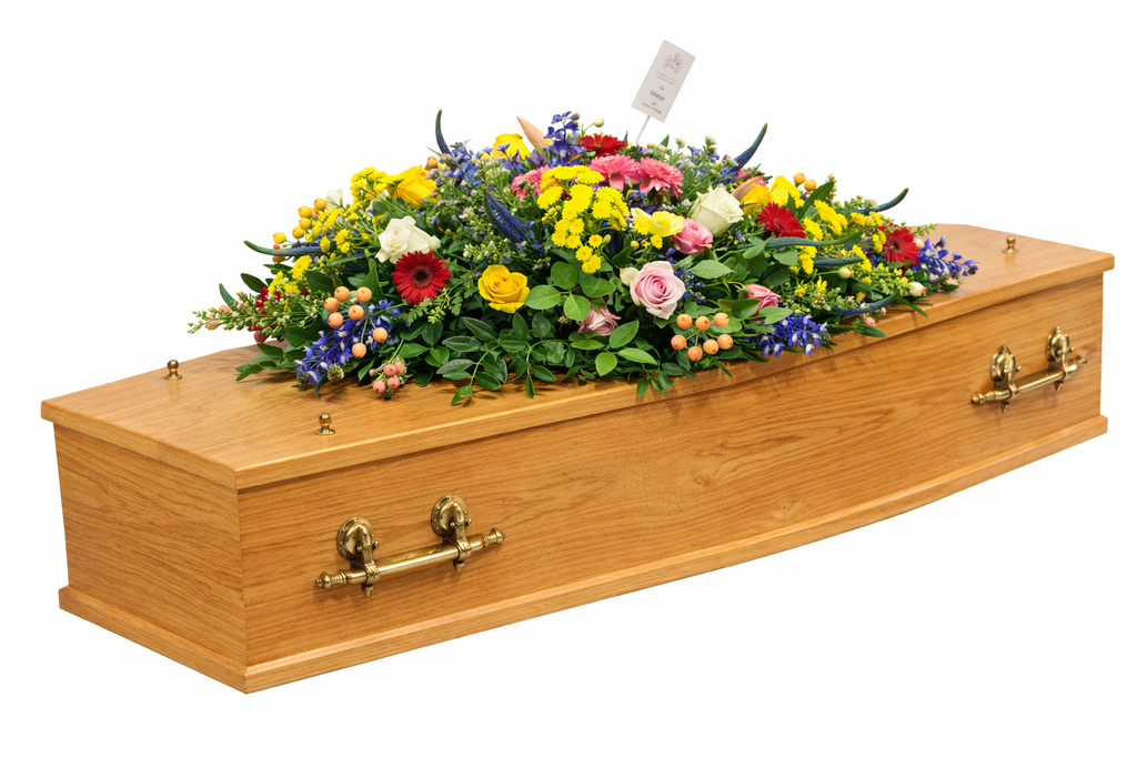 All Things Bright and Beautiful Coffin Spray