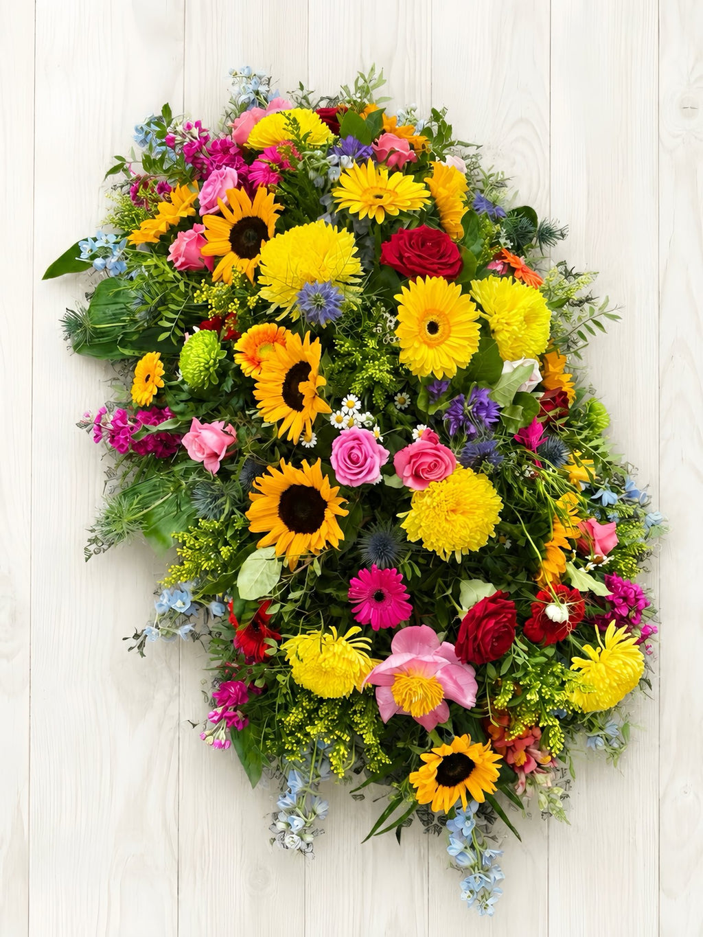 All Things Bright and Beautiful Coffin Spray