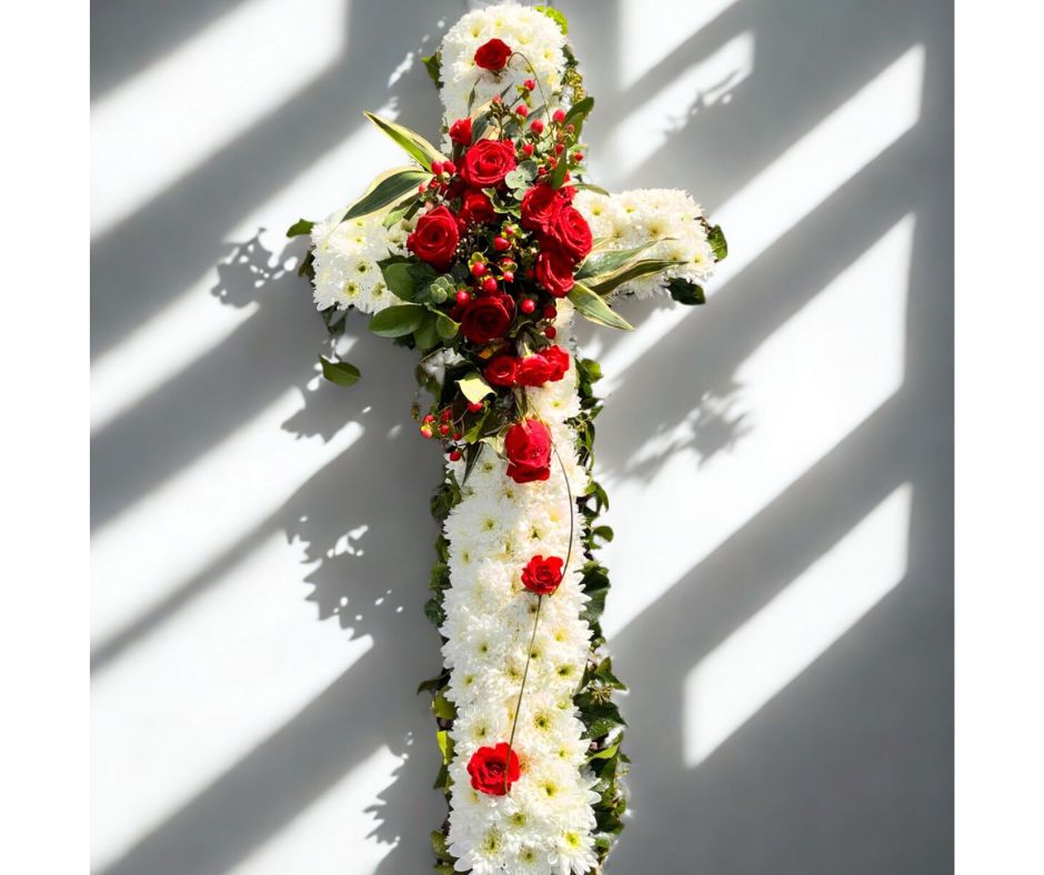 Simple Cross With Ribbon