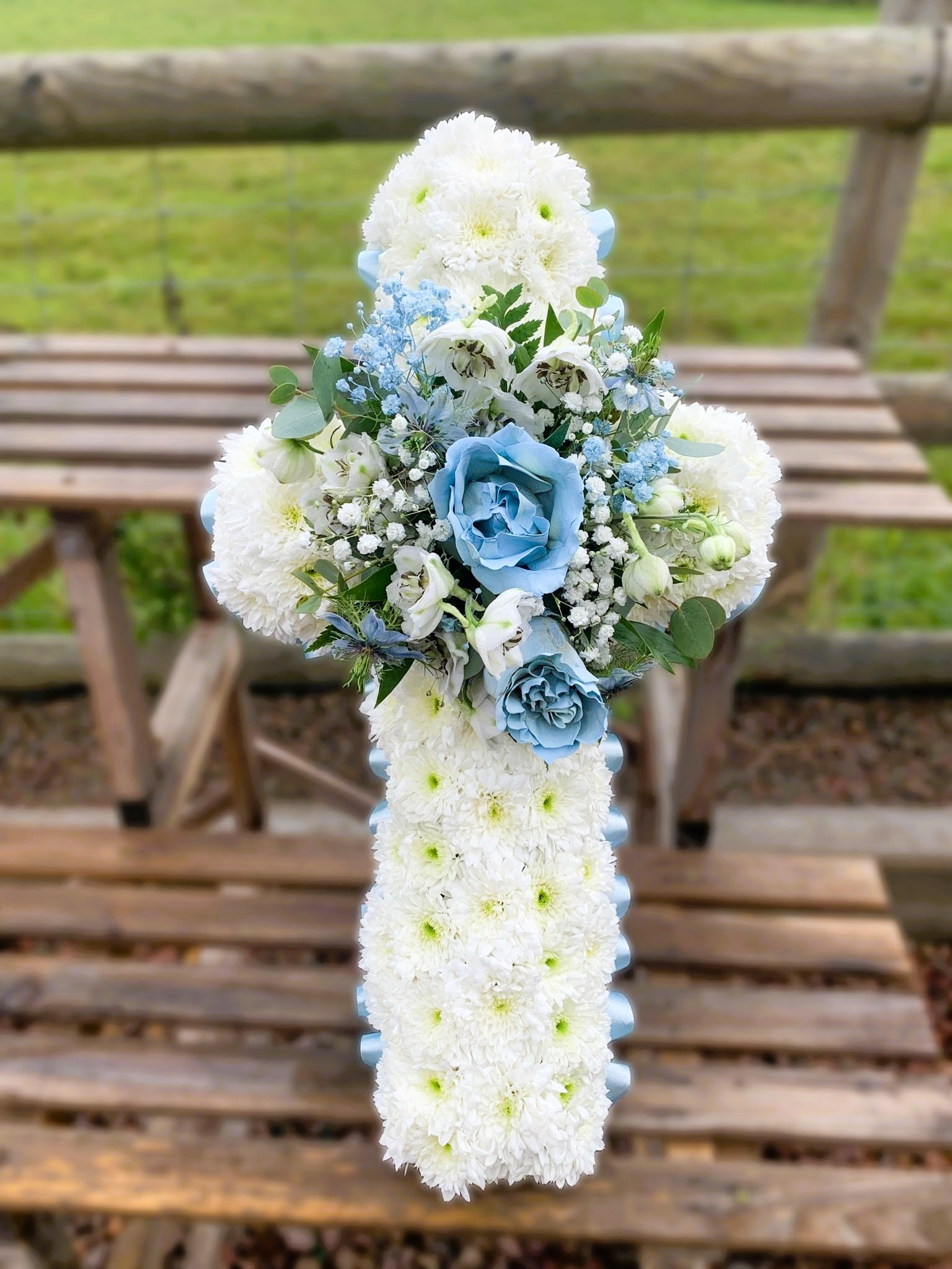 Simple Cross With Ribbon