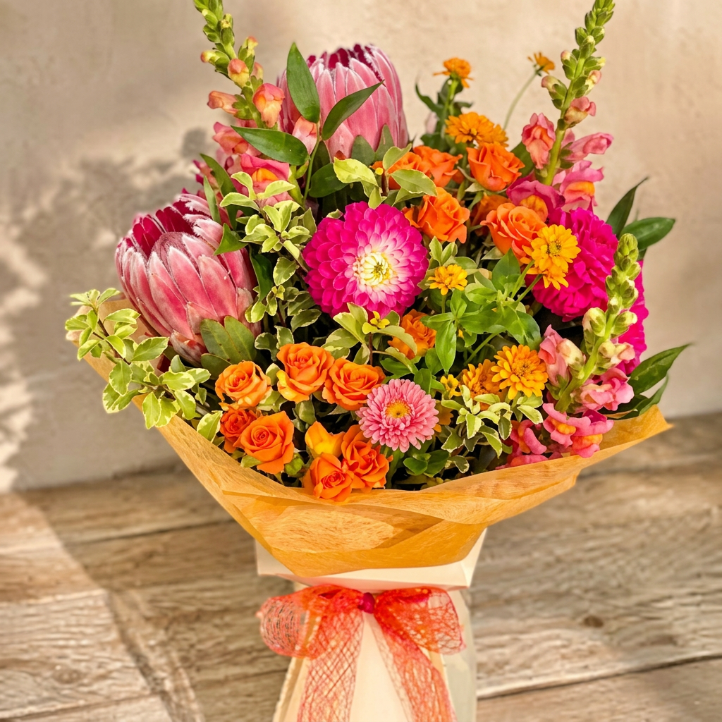 Sharpened bouquet photo